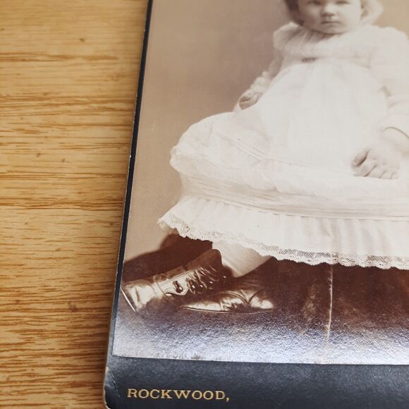 Cabinet Card Photo child Alice Fox Gerster NYC Union Square George G. Rockwood - Picture 4 of 9